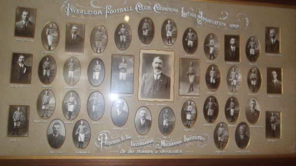 Inverleigh premiers 1919 (Leigh Association).  Photo by Bill Haygarth/Inverleigh Mechanics Institute Hall