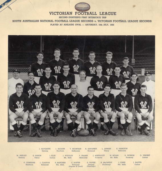  VFL Seconds Adelaide 1955 (John extreme left top row)
