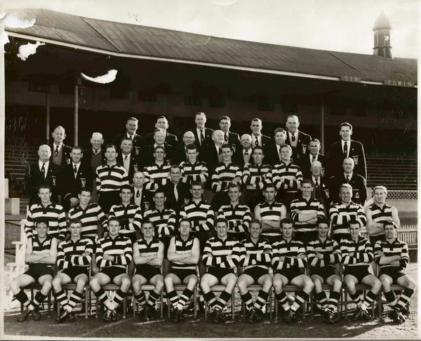 Geelong Adelaide Oval 1956 (John third from right in front row) 
