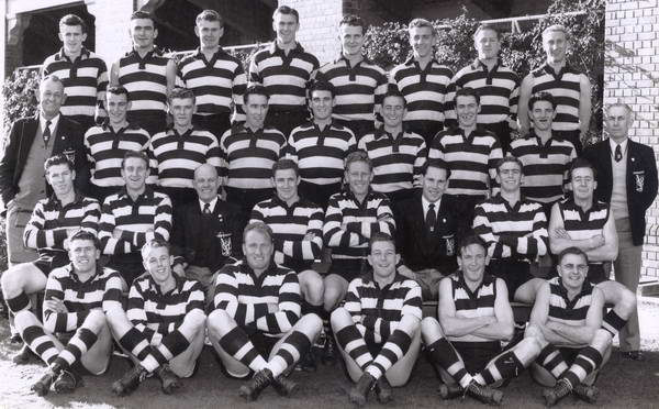 Geelong Adelaide Oval 1956 (John second from right in second top row)