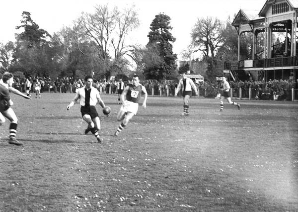  John in action v Geelong West at Princes Park 
